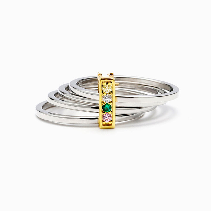 To My Daughter "Follow your heart" Dot Ring