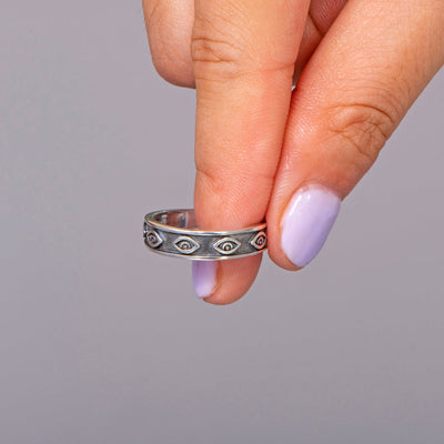 "Protected" Evil Eye Ring