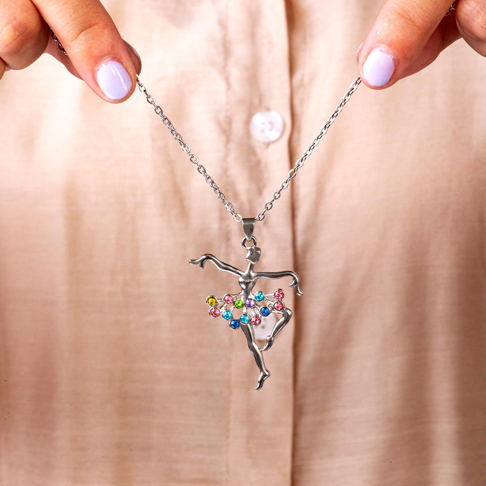 To My Granddaughter "Dance in the rain" Necklace