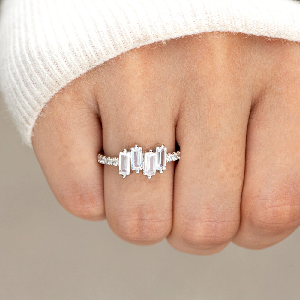 To My Mother "Always by my side" Diamond  Ring