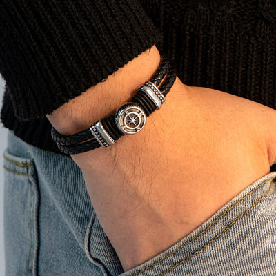 To My Son "FOREVER & ALWAYS" Compass Bracelet