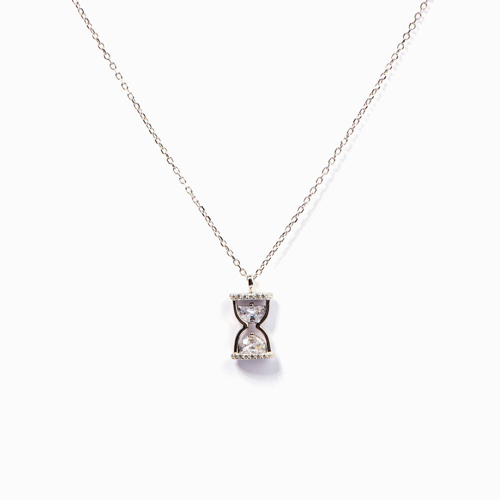 To My Daughter "Choose to be happy" Hourglass Necklace