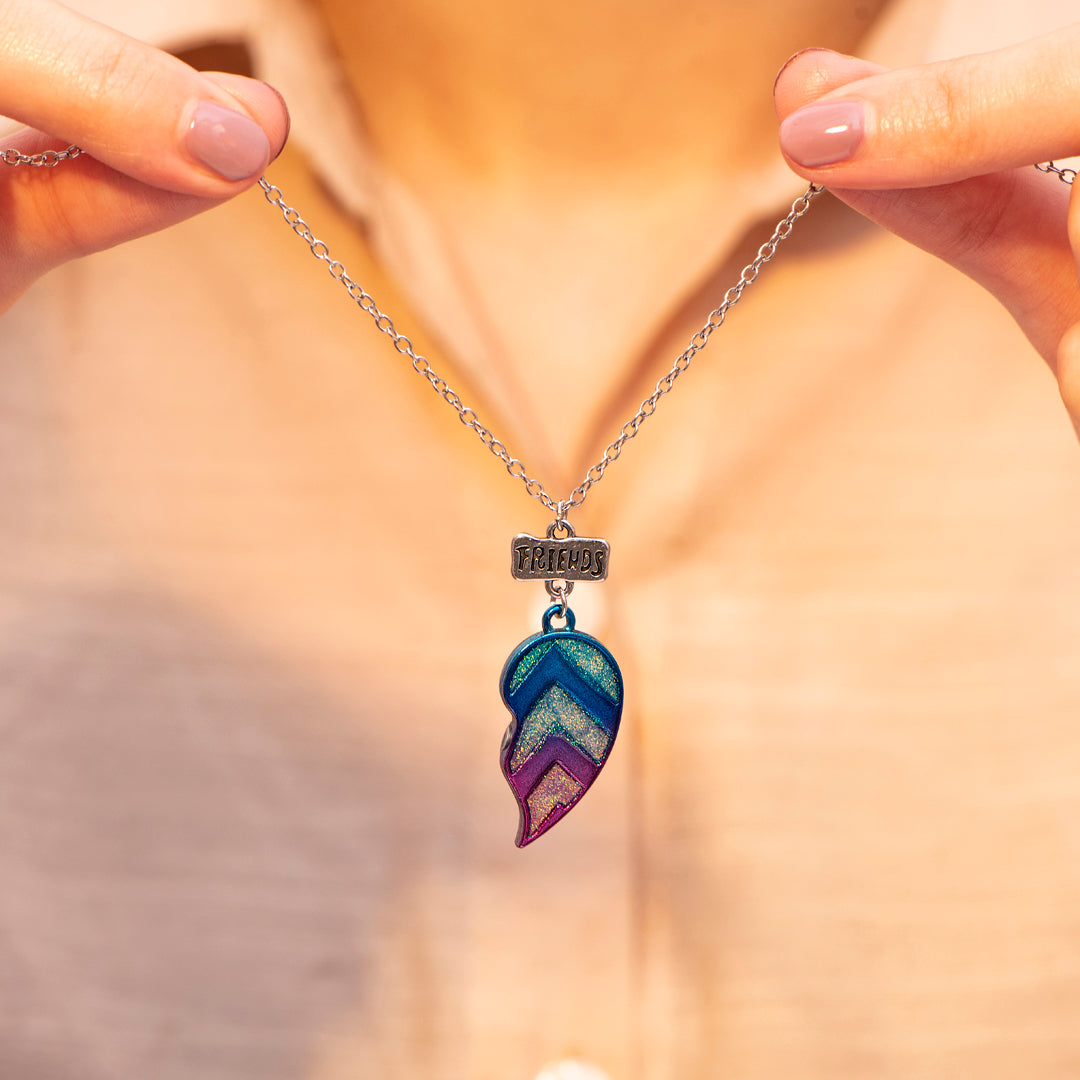 To My Best Friend "NOT SISTERS BY BlOOD BUT SISTERS BY HEART" One Heart Necklace