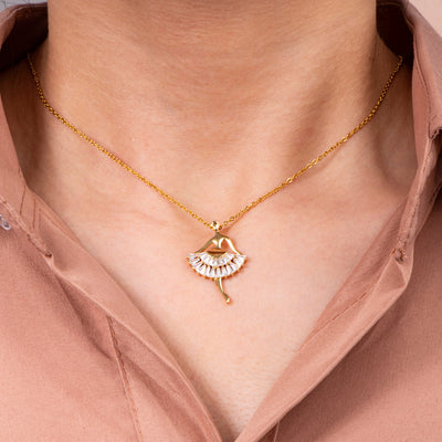 To My Daughter "Dance in the rain" Necklace
