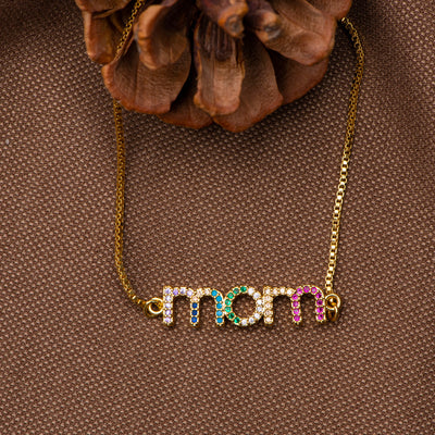 To My Mom "I love you mom" Colorful Bracelet