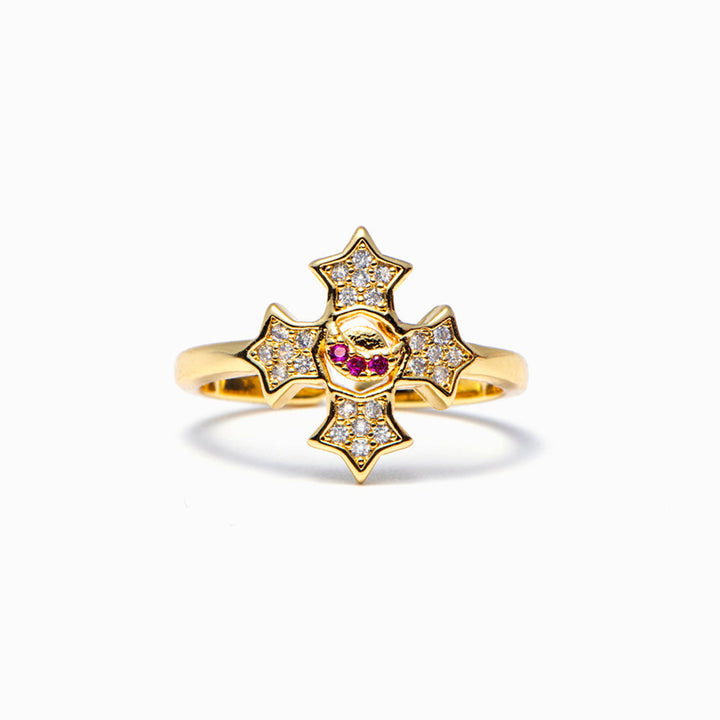 To My Daughter "Pray Always" Cross Ring