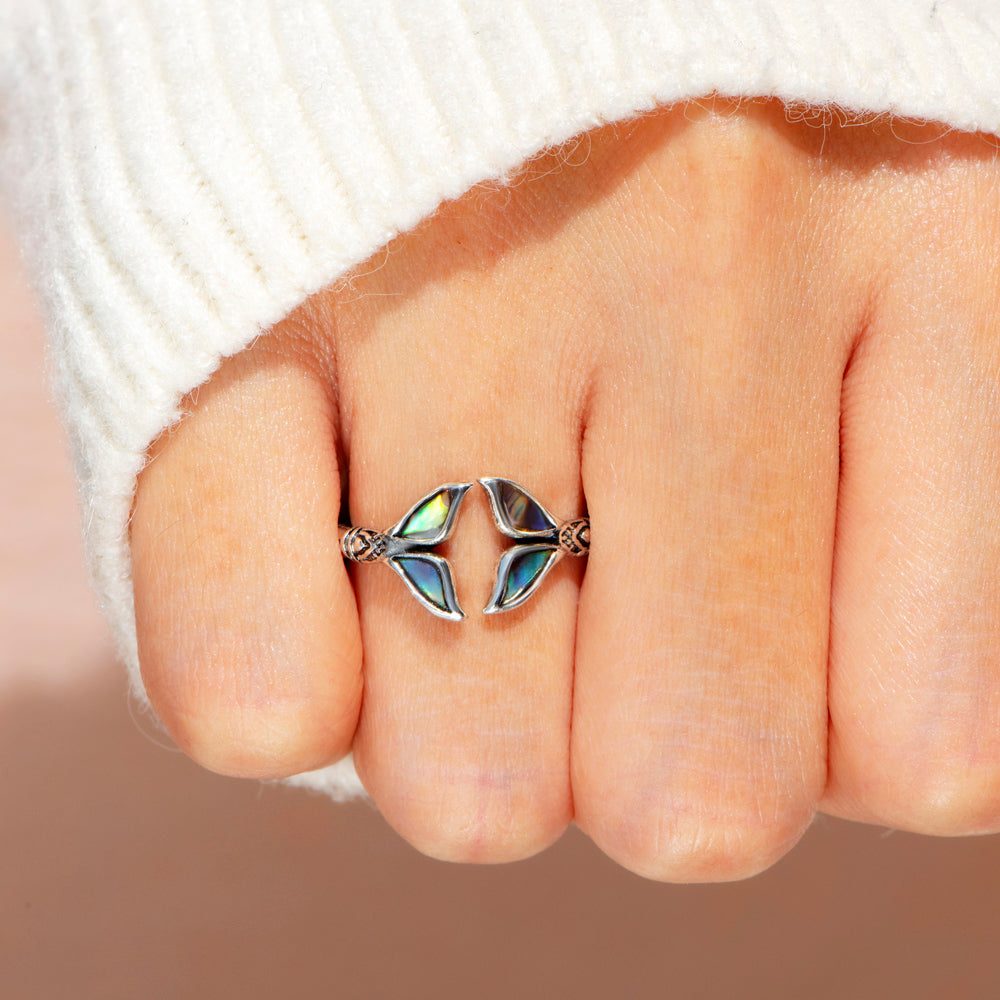 [Super Sale] To My Best Friend "Swimming against the current together" Fish Ring