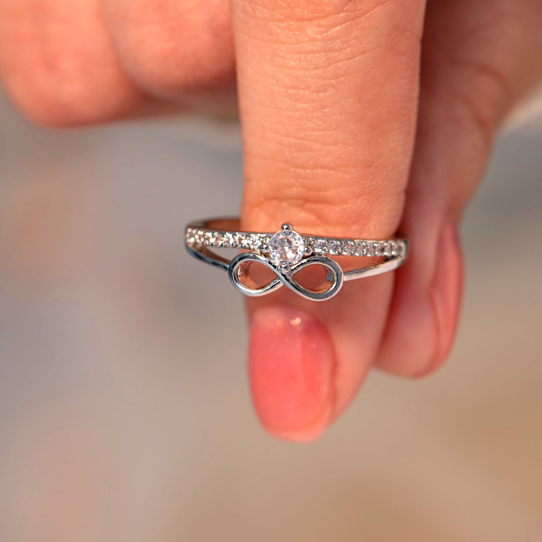 To My Wife "I will love you until infinity runs out." Ring