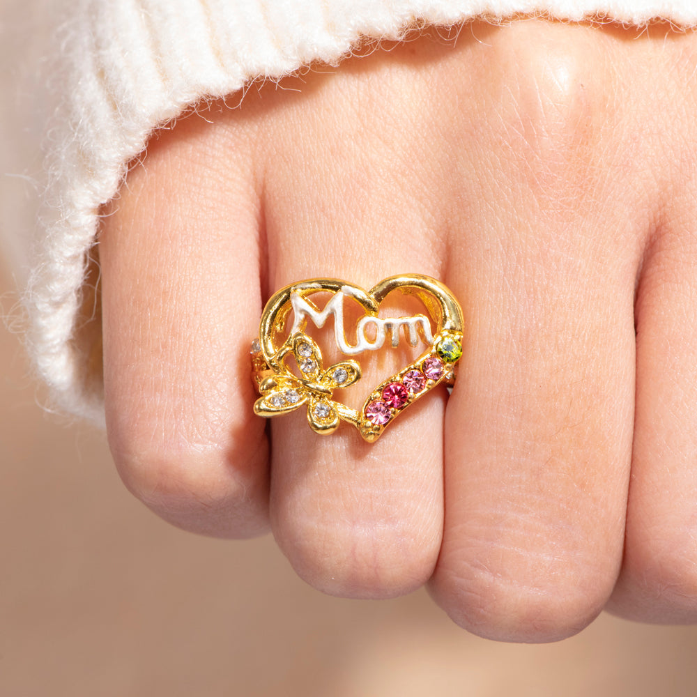 To My Mother "U are a walking miracle" Mom Ring