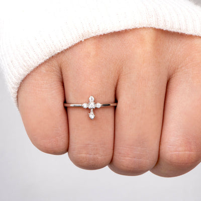 "ASK, SEEK, KNOCK." Cross Ring