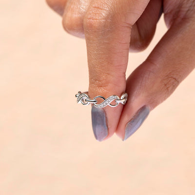 To My Granddaughter "The bond between a grandmother and a granddaughter can never break." Infinite Ring