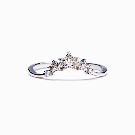 To My Daughter "You are a queen ordained by the stars" Crown Ring