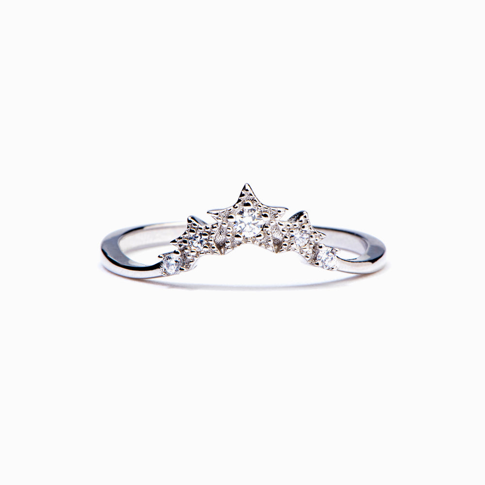 To My Daughter "You are a queen ordained by the stars" Crown Ring