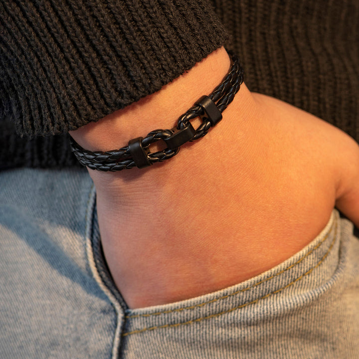 To My Grandson "A BOND THAT CAN'T BE BROKEN" Link Bracelet