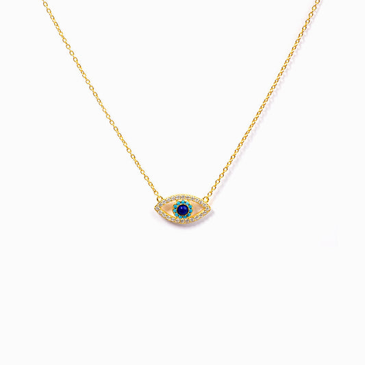 "May you always be protected" Evil Eye Necklace