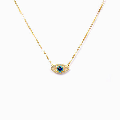 "May you always be protected" Evil Eye Necklace