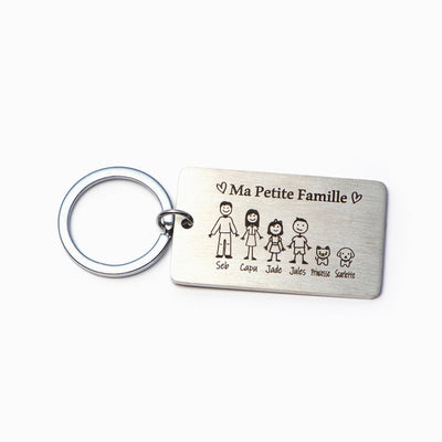 "Circle of love" Family Key Ring