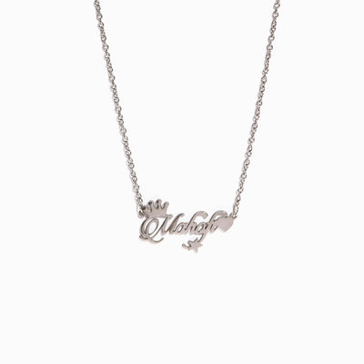 [Custom Name] To My Daughter "Straighten Your Crown" Princess Necklace