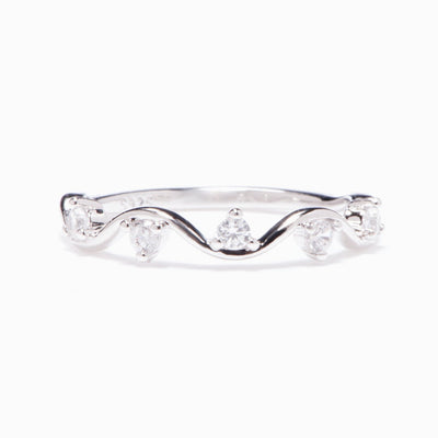 To My Daughter " Keep moving ahead; the end will be more glorious than you imagined." Wave Ring