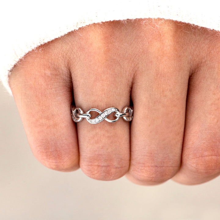 To My Grandmother "The love between a grandmother and a granddaughter will never break." Infinite Ring