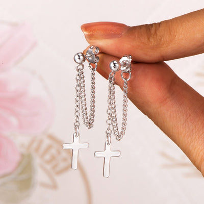 To My Granddaughter "PRAY ON IT PRAY OVER IT & PRAY THROUGH IT" Earring