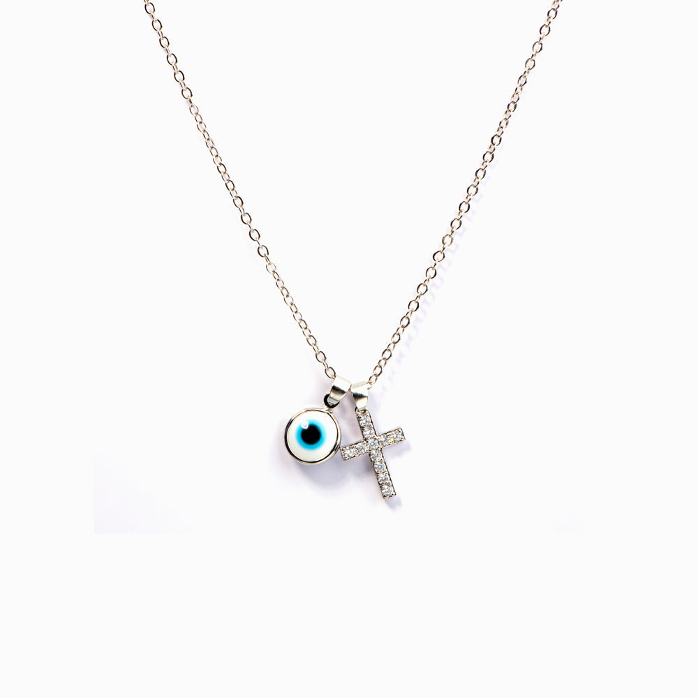 To My Grandson "Protect You" Evil Eye Necklace