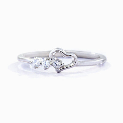 To My Daughter "Three points to your heart" Ring