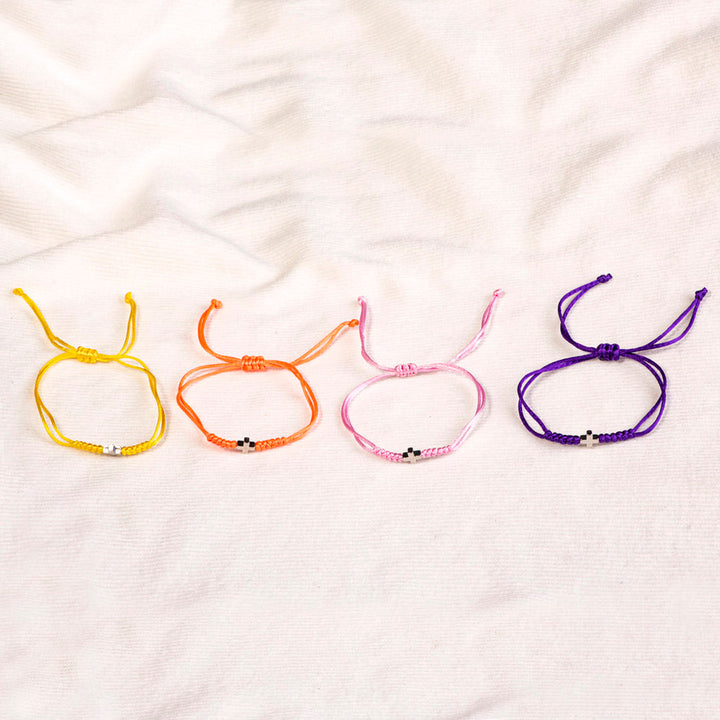 Cross bracelet symbolizing divine faith and uniqueness, perfect for your granddaughter. The image showcases a stylish bracelet adorned with a cross motif, reflecting love and individuality