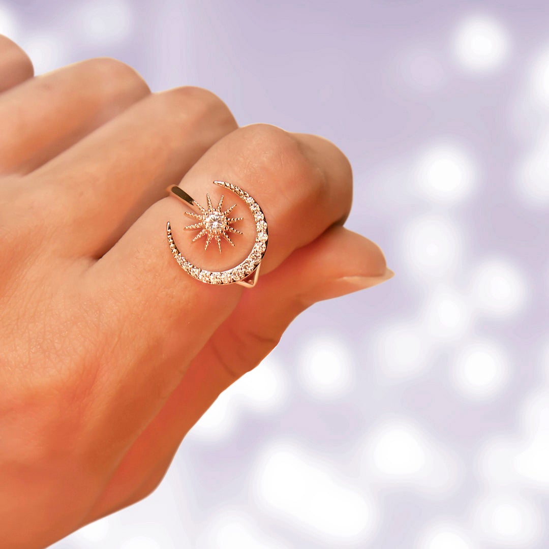 "Shine like the sun" Adjustable Ring