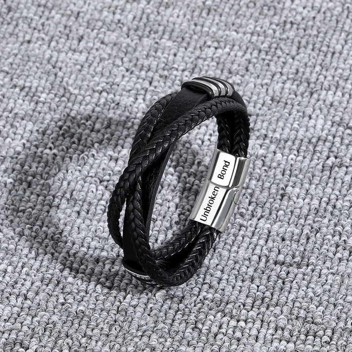 To My Son "A BOND THAT CAN'T BE BROKEN" Bond Bracelet