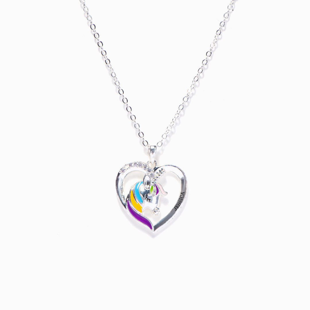 "Always believe in yourself" Unicorn Necklace