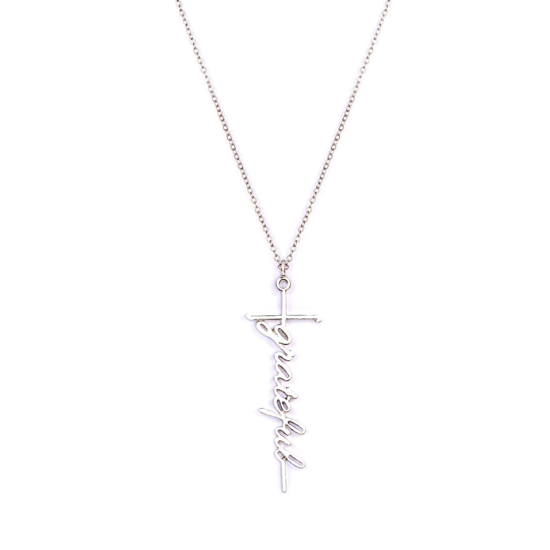 To my daughter "Pray and stay grateful through it. You are very special for me" necklace