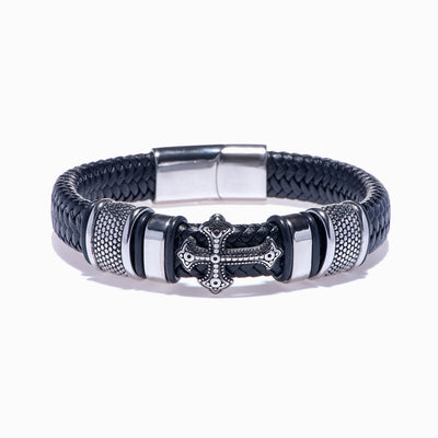 To My Grandson "FOREVER & ALWAYS" Cross Bracelet