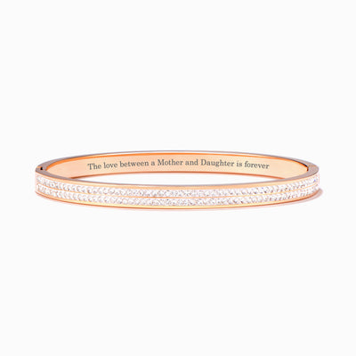 To My Mother "Best Mom" Diamond Bracelet