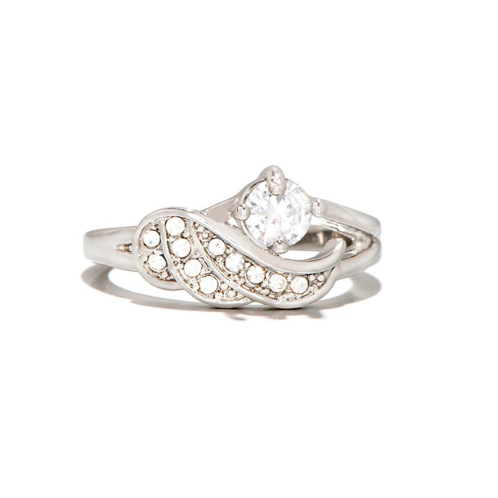 To my daughter "You are like an angel because Angels are always filled with love." Ring