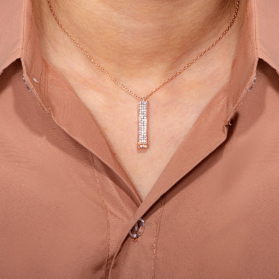 To My Daughter "Always in my heart" Diamond Necklace