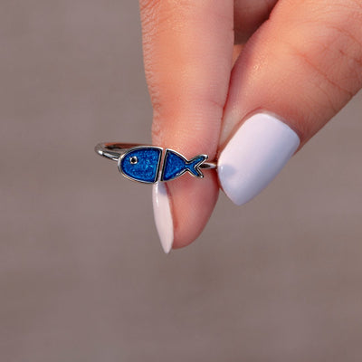 "Swim out of your little pond" Adjustable Ring