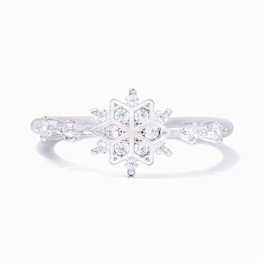 "Persist in your dreams!  It is going to be hard, but hard does not mean impossible." Snowflake Diamond Ring