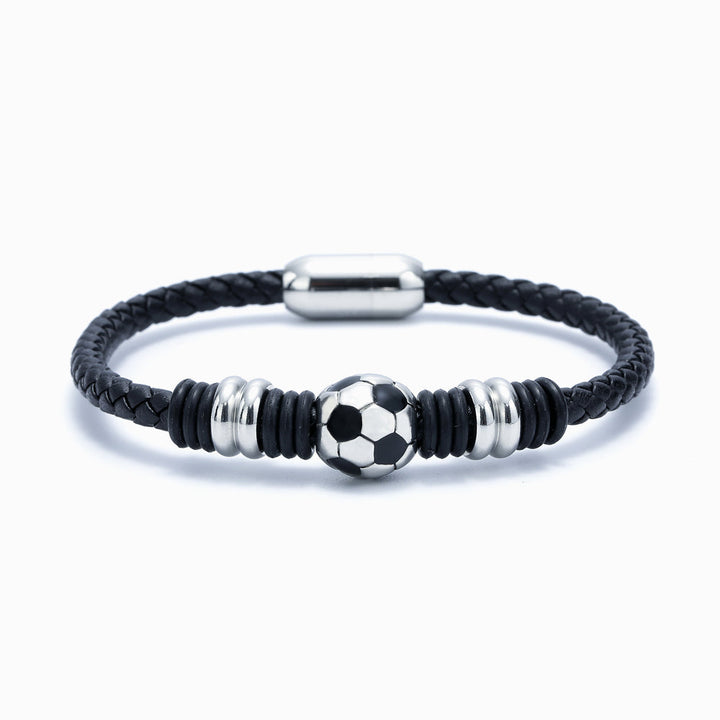 To My Son "Find your path" Football Bracelet