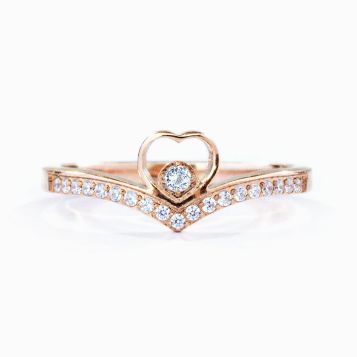 To My Daughter "I will always have you in my heart" Ring