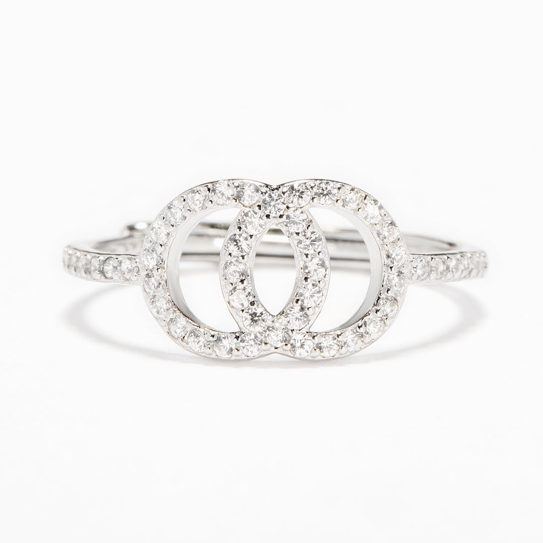 To My Best Friend "Our roots will always connect" S925 Sterling Silver Adjustable Ring