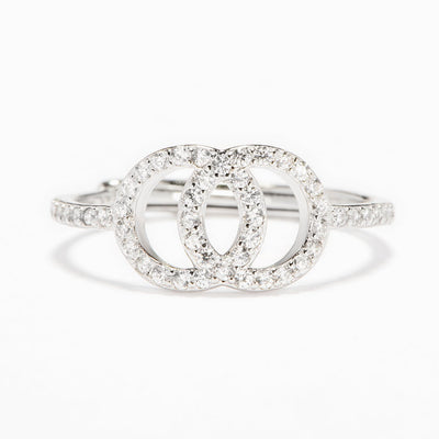 To My Best Friend "Our roots will always connect" S925 Sterling Silver Adjustable Ring
