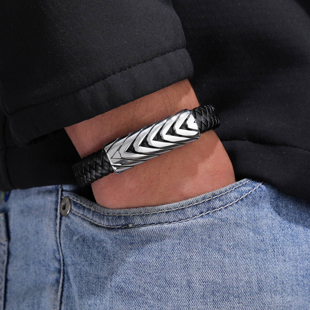 To My Son "Keep Moving" Rope Bracelet