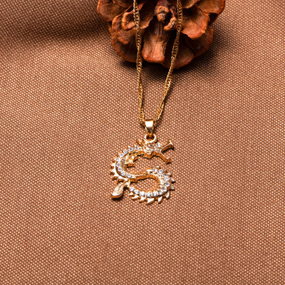 To My Granddaughter "Always be yourself" Dragon Necklace