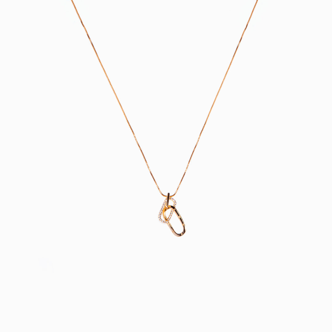 "Love forever" Interlocking Necklace
