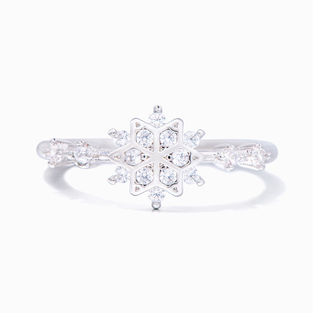 To My Daughter, "Follow Your Intuition. It Will Lead You In The Right Direction." Snowflake Diamond Ring