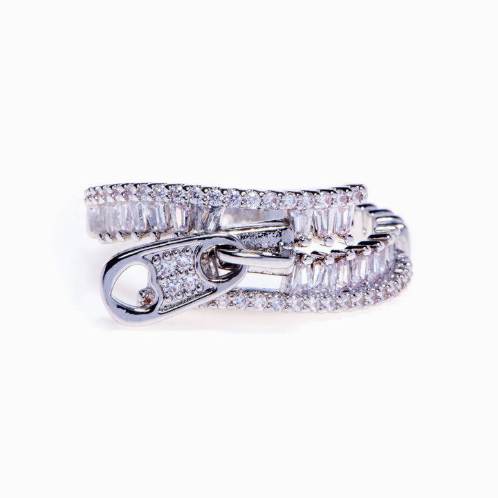 To My Granddaughter "Zip Up the negative words and speak victory into your future." Zip Ring