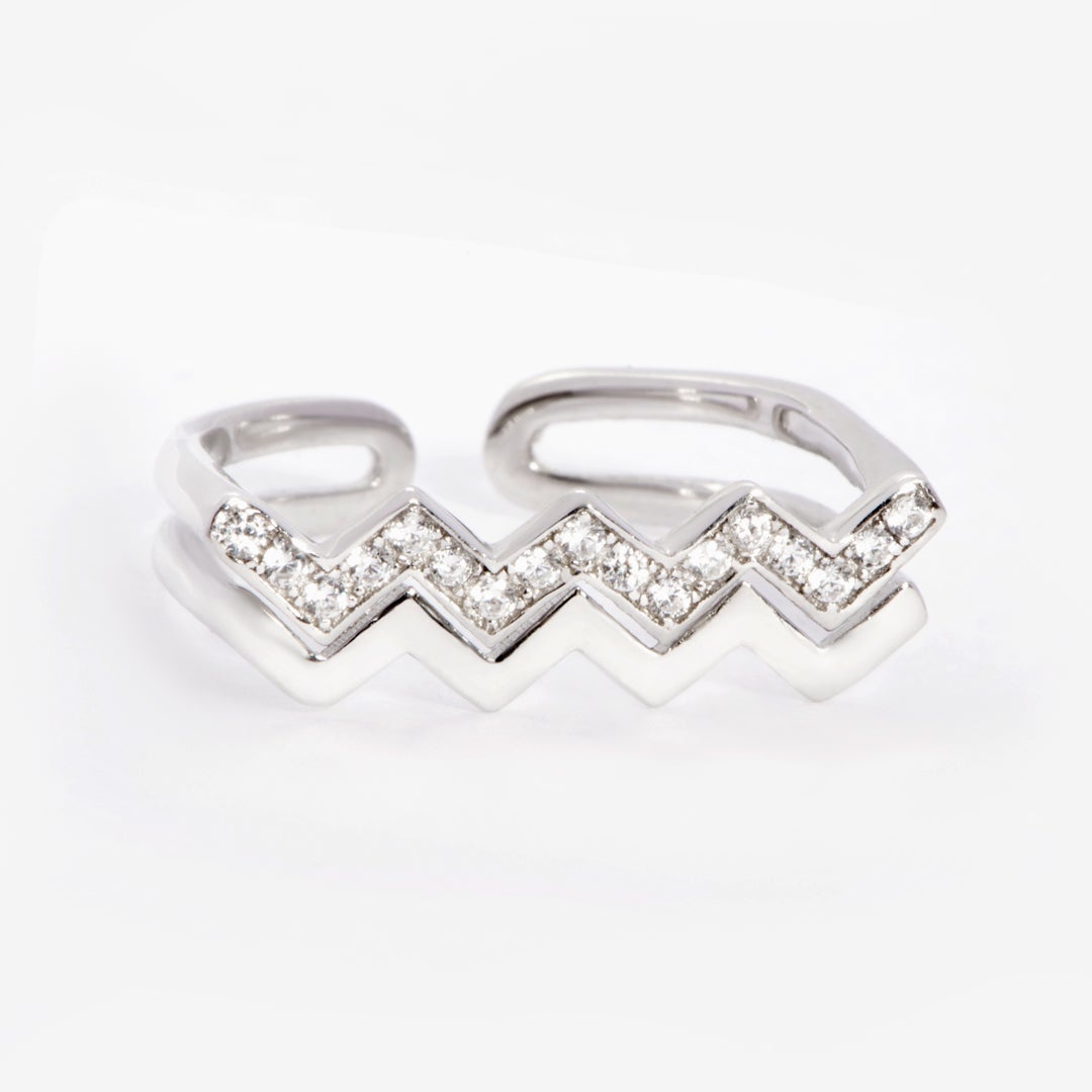 "I will be there for you through them all." S925 Sterling Silver Adjustable Ring