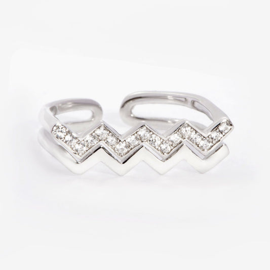 "I will be there for you through them all." S925 Sterling Silver Adjustable Ring