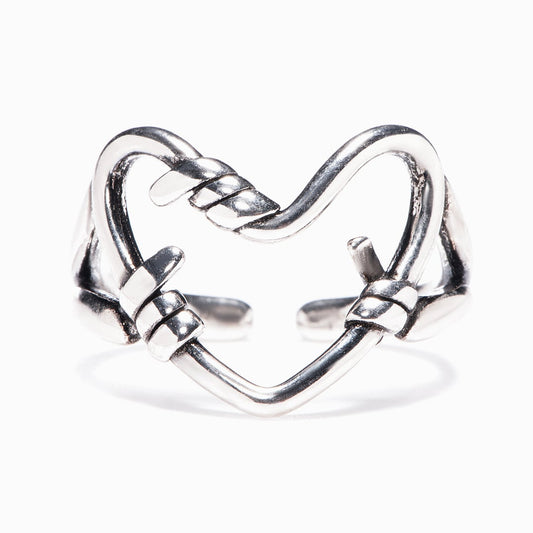 "Hold on to the dreams in your heart tightly" Holding Heart Ring